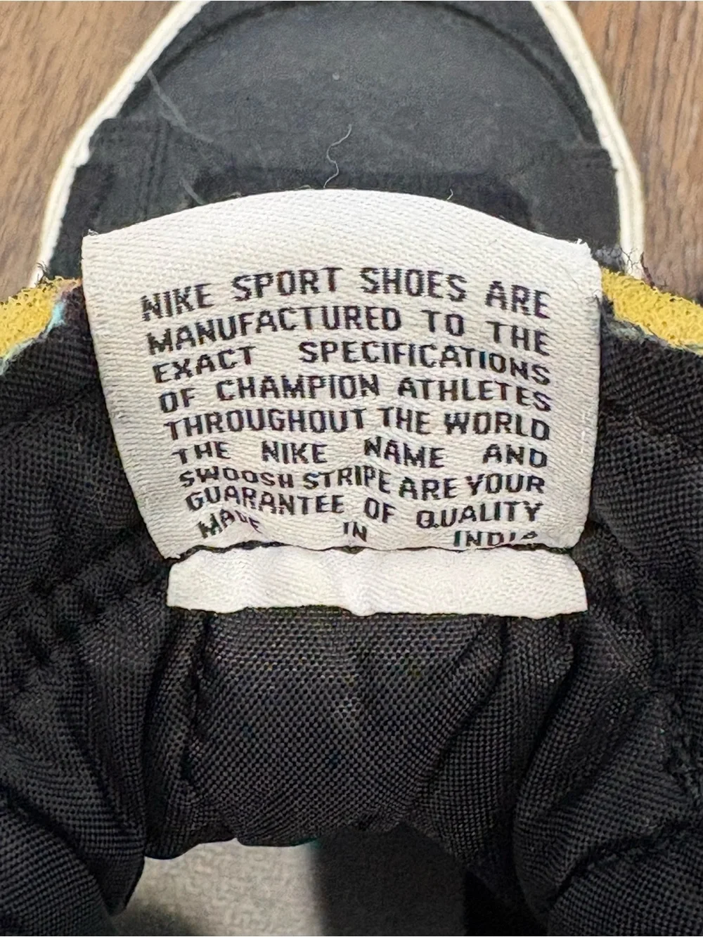Nike Blazer Black High-Top Sneakers with Cream Sole and White Swoosh